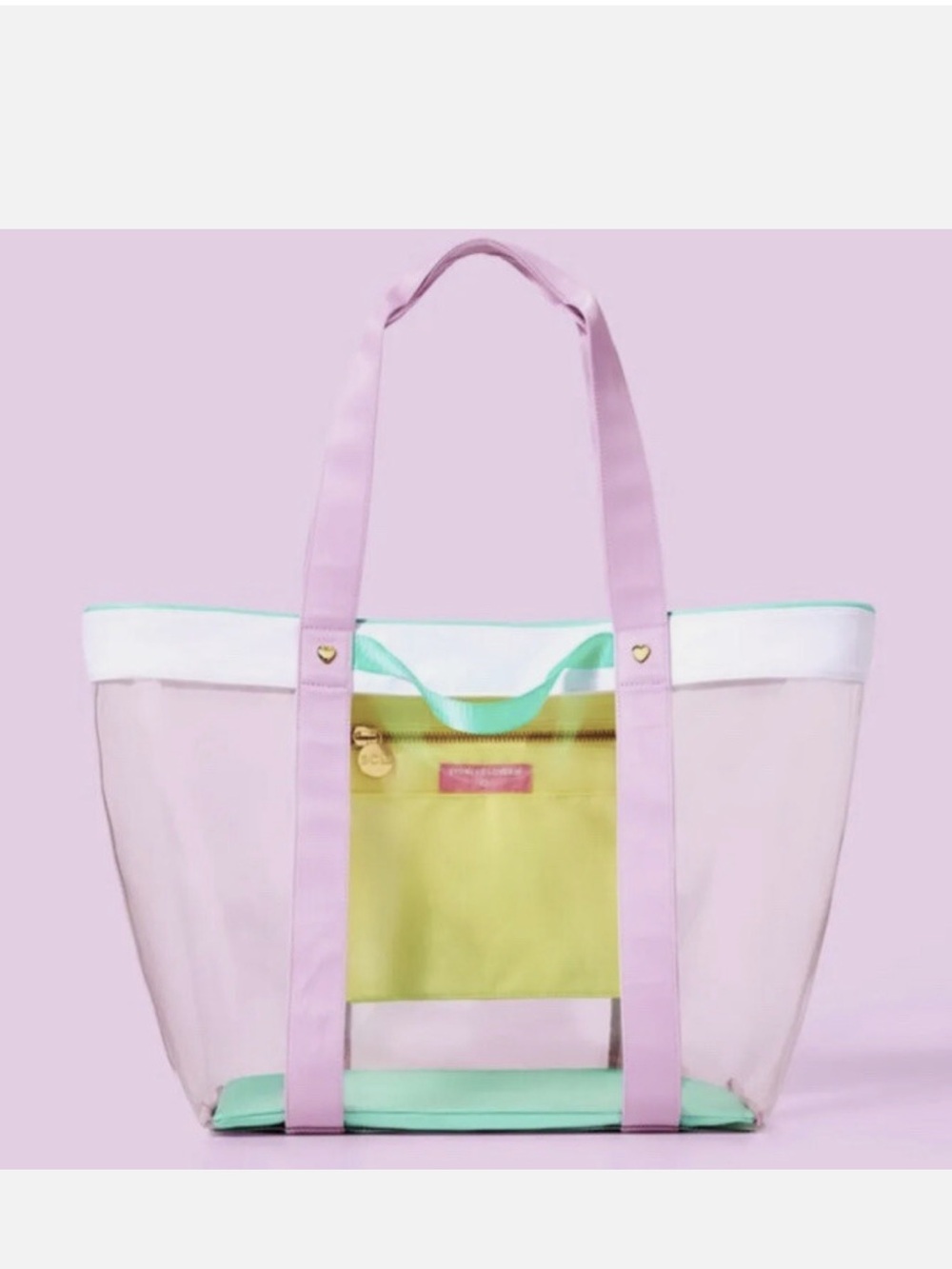 Stoney Clover Lane x Target Transparent Carryall Beach Tote Bag, Clear